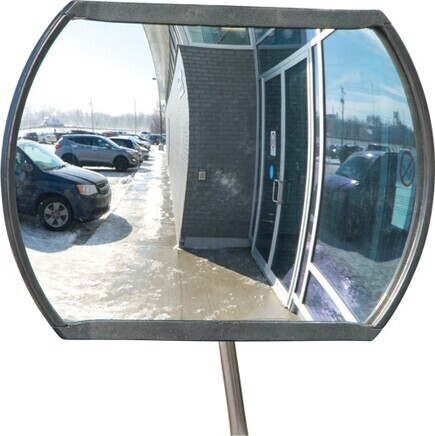 Miroir convexe rectangulaire/rond avec bras télescopique #SE0SPD53000