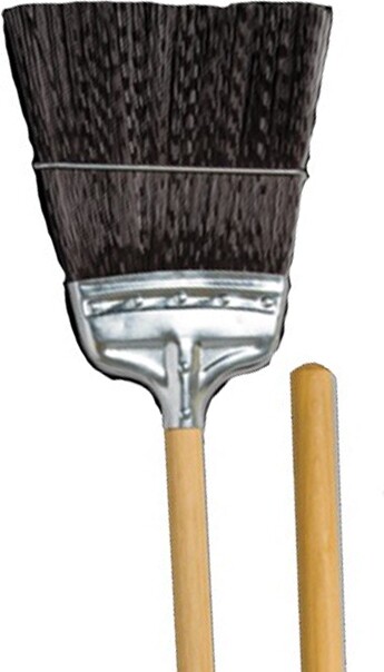 Rail/ Switch Poly-pro broom with stiff brown fiber & rounded end #MR134514000 Rail/ Switch Poly-pro broom with stiff brown fiber & rounded end #MR134514000