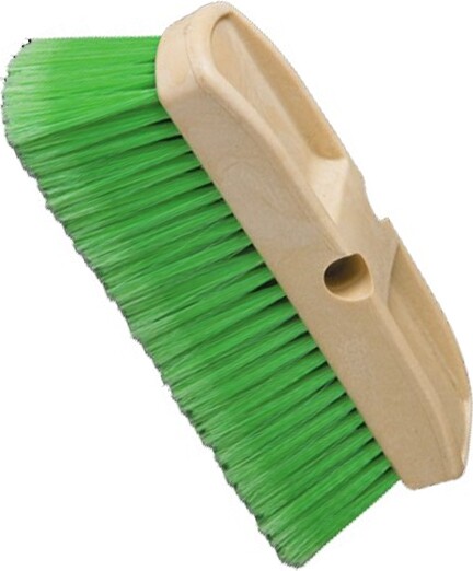 Vehicle brush with green flagged fill 10" #MR134438000
