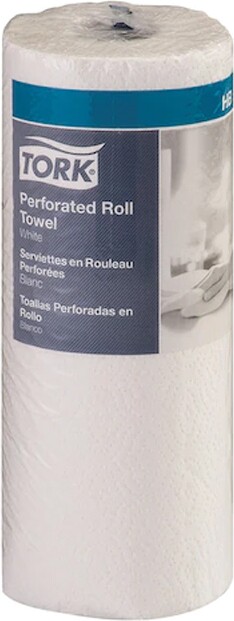 HB1990A TORK White Perforated Roll Towels, 30 x 84 Sheets #SCHB1990A00