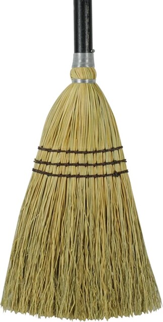 Corn Broom 3 Strings with 38" Handle #RB006373000