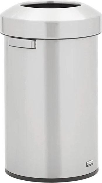 REFINE Stainless Steel Round Trash Can with Lid #RB214758300