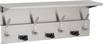 Shelf with Mop and Broom Holders and Hooks #BO023934000