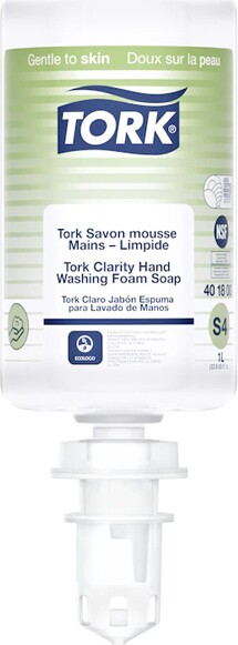 TORK CLARITY Savon à mains en mousse biodégradable #SC401800000 TORK CLARITY Savon à mains en mousse biodégradable #SC401800000