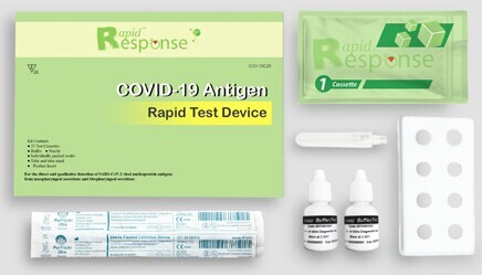 Rapid Response COVID-19 Test Kit #CV0COV19C25 Rapid Response COVID-19 Test Kit #CV0COV19C25