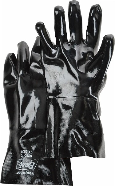 Gant de néoprène noir avec doublure en coton #TQ0SC456000