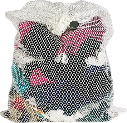 Sacs à lessive en filet blanc #TQ0NI559000 Sacs à lessive en filet blanc #TQ0NI559000
