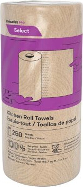 K251 SELECT Essuie-tout en rouleau brun, 12 x 250 feuilles #CC00K251000