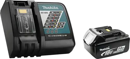 Ensemble de batterie et chargeur pour aspirateur Makita #TQUAF017000