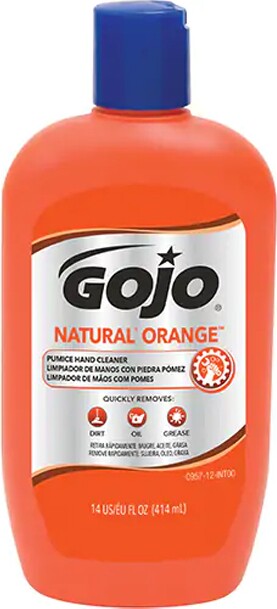 Nettoyant abrasif pour les mains Natural Orange #GJ000957000 Nettoyant abrasif pour les mains Natural Orange #GJ000957000
