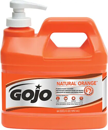 Nettoyant abrasif pour les mains Natural Orange #GJ000958000 Nettoyant abrasif pour les mains Natural Orange #GJ000958000