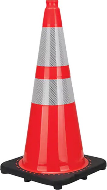 Cône de sécurité avec bande réfléchissante #TQSEB772000 Cône de sécurité avec bande réfléchissante #TQSEB772000