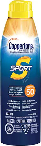 Crème solaire Coppertone Sport FPS 50 #TQ0JM031000 Crème solaire Coppertone Sport FPS 50 #TQ0JM031000