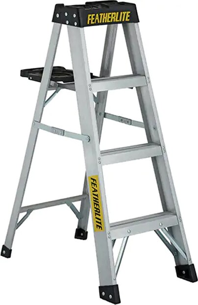 Industrial Aluminium Ladder with Plate #TQ0VC241000