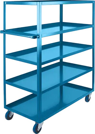 5 Shelves All-Welded Steel Carts #TQ0MB478000