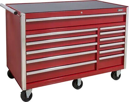 Industrial Tool Cart, 12 Drawers #TQTER103000