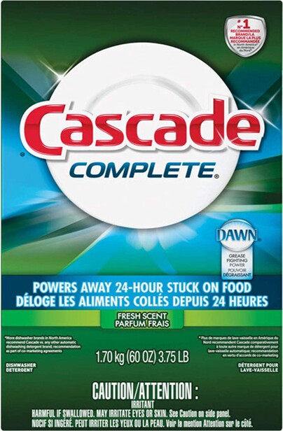 CASCADE COMPLETE Powder Dishwasher Detergent #PG370095788 CASCADE COMPLETE Powder Dishwasher Detergent #PG370095788