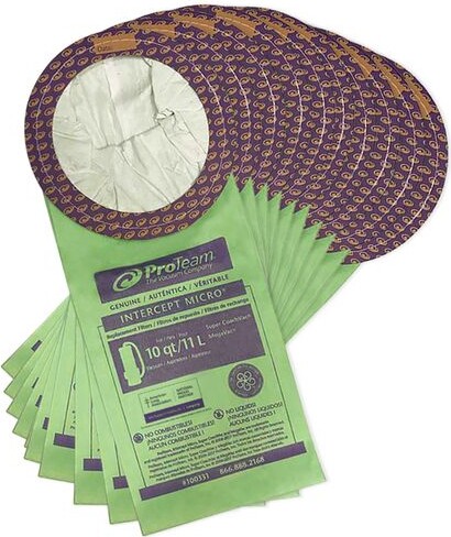 INTERCEPT MICRO Filter Bags for Back Pack Vacuum Super Coach 10 #PT100331000 INTERCEPT MICRO Filter Bags for Back Pack Vacuum Super Coach 10 #PT100331000
