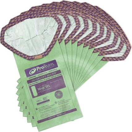 INTERCEPT MICRO Filter Bags for GoFit 10 backpack Vacuums #PT107313000 INTERCEPT MICRO Filter Bags for GoFit 10 backpack Vacuums #PT107313000
