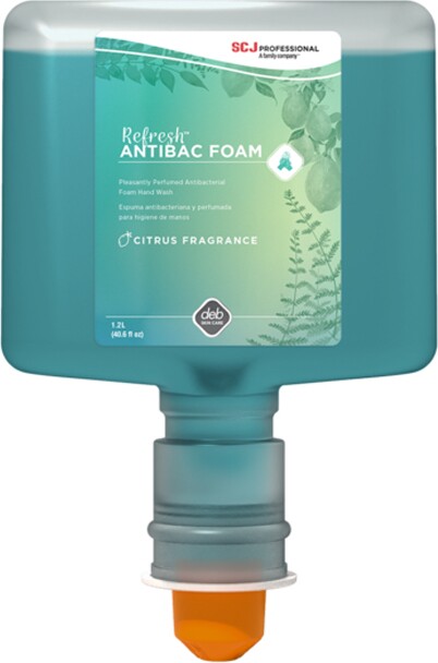 REFRESH ANTIBAC Savon à mains antibactérien en mousse #DBANT120TF0