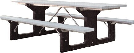 Tables de pique-nique en plastique recyclé, élément en arc #TQ0ND426000 Tables de pique-nique en plastique recyclé, élément en arc #TQ0ND426000