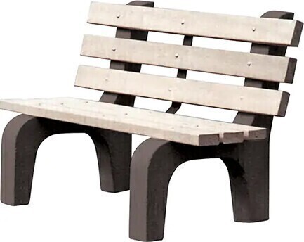 Bancs de parc en plastique recyclé #TQ0ND450000