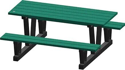 Table de pique-nique d'extérieur en plastique recyclé #TQ0NJ036000 Table de pique-nique d'extérieur en plastique recyclé #TQ0NJ036000