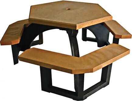 Tables de pique-nique hexagonales #TQ0NJ130000