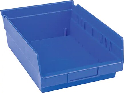 Bacs à étagère en plastique bleus #TQ0CB399000