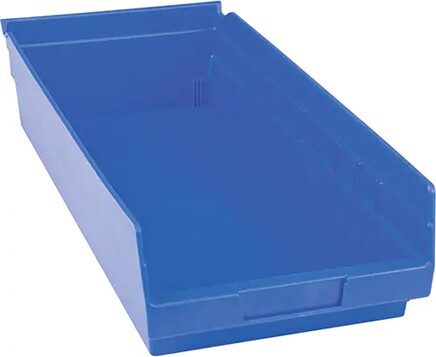 Bacs à étagère en plastique bleus #TQ0CB402000 Bacs à étagère en plastique bleus #TQ0CB402000