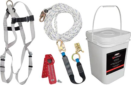 Fall Protection Kit for Roofer Dynamic Safety #TQSGW578000