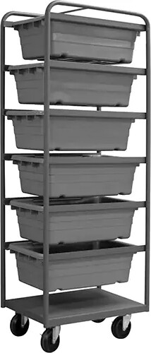 Double Sided Steel Mobile Tub Rack #TQ0FM025000