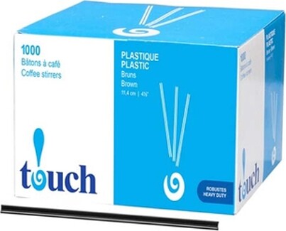Bâtons à café en plastique 6" #EM921240000