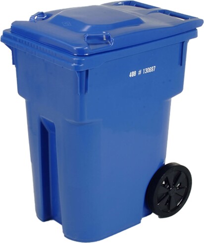 Bac roulant extérieur à prise européenne 96 gal #UG60269285D Bac roulant extérieur à prise européenne 96 gal #UG60269285D