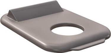 MOBILIA Couvercle pour corbeille à déchets et recyclage #NIMOBCROGRI MOBILIA Couvercle pour corbeille à déchets et recyclage #NIMOBCROGRI