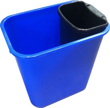 Mobilia Trisource Office Recycling Wastebasket Duo #NIMOBTS0DUO