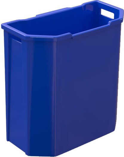 MOUSQUETAIRE Wall mount Recycling Wastecontainer 95L #NIMOUS95BLE