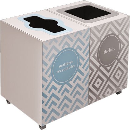LOUNGE Îlot de récupération 2 voies 26L #NILO2602P7BLA LOUNGE Îlot de récupération 2 voies 26L #NILO2602P7BLA