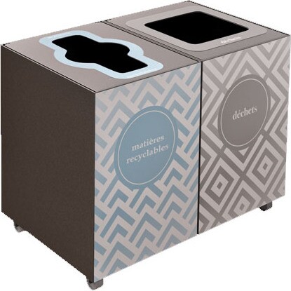 LOUNGE Îlot de récupération 2 voies 26L #NILO2602P7BRU LOUNGE Îlot de récupération 2 voies 26L #NILO2602P7BRU