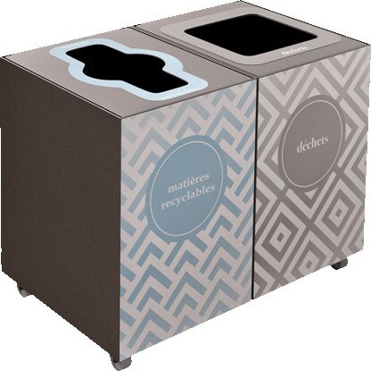 LOUNGE Îlot de récupération 2 voies 26L #NILO2602P7GRI LOUNGE Îlot de récupération 2 voies 26L #NILO2602P7GRI