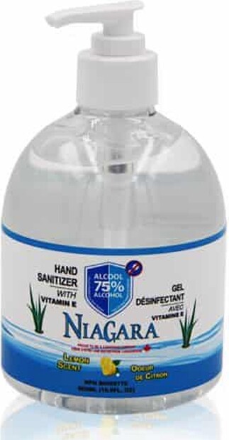 Gel désinfectant pour les mains avec Vitamine E NIAGARA, 75% alcool #SCNGHSP0500