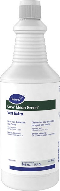 CREW MEAN GREEN Disinfectant Toilet Bowl Cleaner #JH005456100 CREW MEAN GREEN Disinfectant Toilet Bowl Cleaner #JH005456100