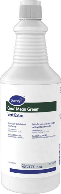 CREW MEAN GREEN Disinfectant Toilet Bowl Cleaner #JH005456100