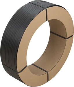 Strapping, Polypropylene, 1/2" Width, Machine Grade, Black #TQ0PF985000 Strapping, Polypropylene, 1/2" Width, Machine Grade, Black #TQ0PF985000