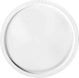 Couvercle en plastique rond EZ, blanc #FO0004LCOUV