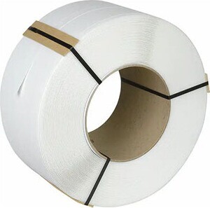 Machine Grade Polypropylene Strapping, White #TQ0PA526000