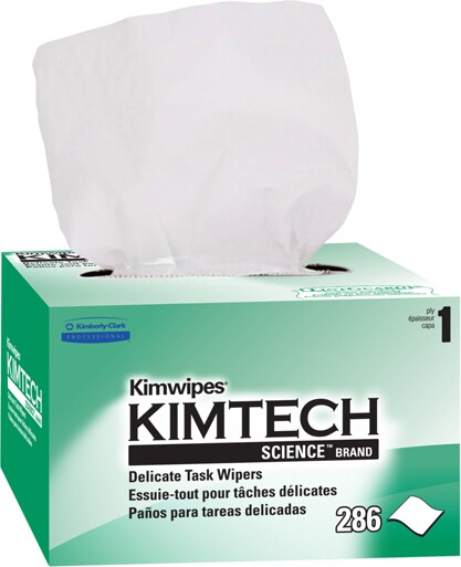KIMWIPES KIMTECH Delicate Task Wipers, 286 Sheets #KC034120000