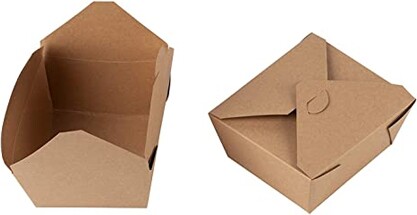 Contenant en carton pour repas à emporter compostable #GL006060000