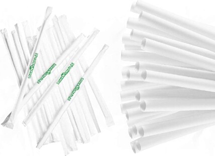Compostable Paper Straws #GL006095000 Compostable Paper Straws #GL006095000