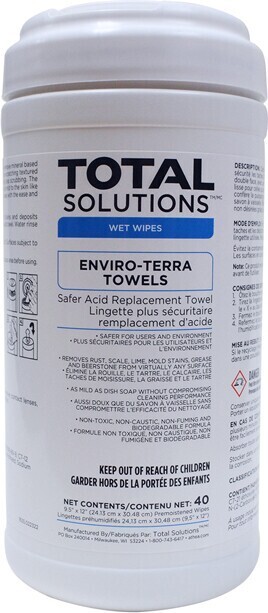 Enviro-Terra, Mineral Stains Wet Towels #WH001635000